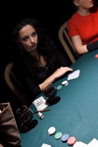 Girl Playing Poker - Russians: A Natural Poker Face - Humintell 